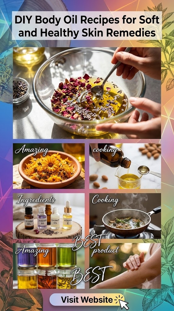 DIY Body Oil Recipes for Soft and Healthy Skin