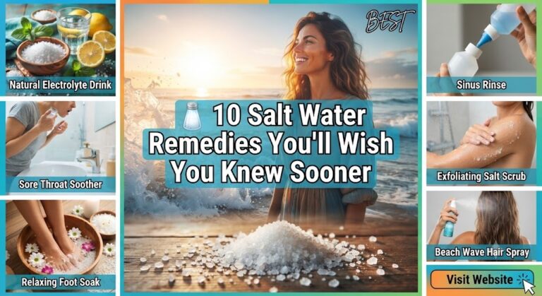 Salt water remedies