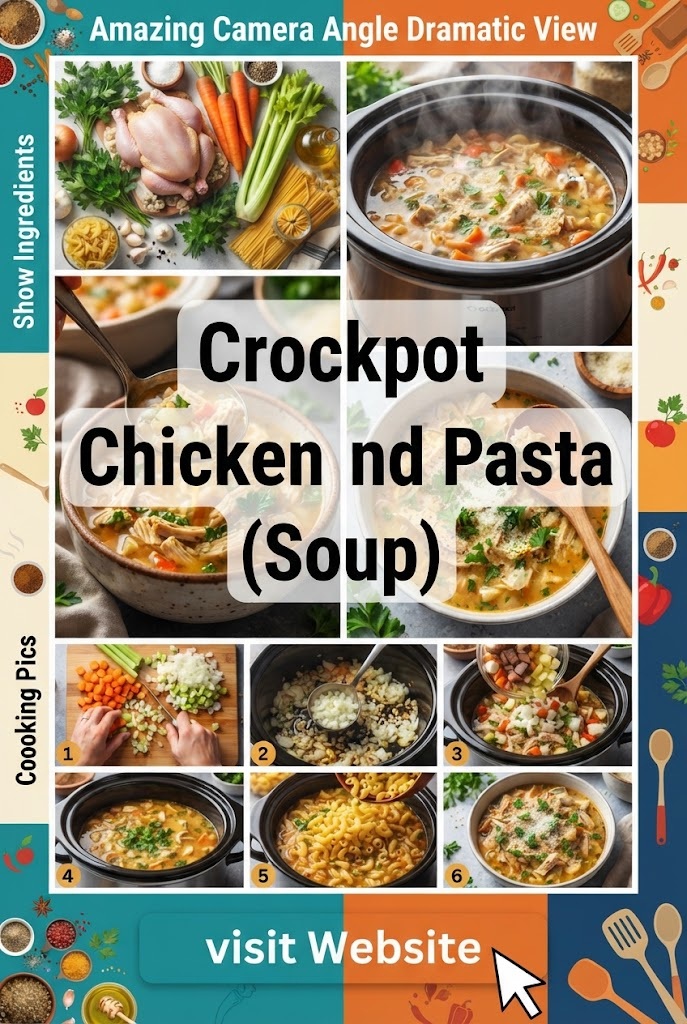 Crockpot Chicken and Pasta (Soup)
