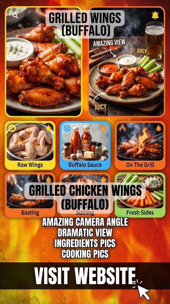 Grilled Chicken Wings (Buffalo)