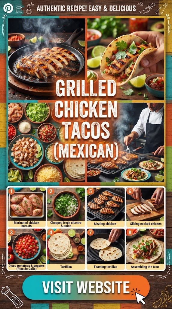 Grilled Chicken Tacos (Mexican)