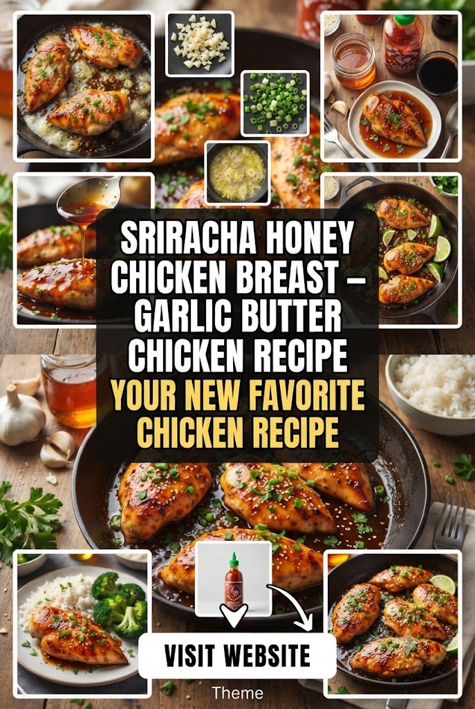 Sriracha Honey Chicken Breast – Garlic Butter Chicken Recipe Your New Favorite Chicken Recipe