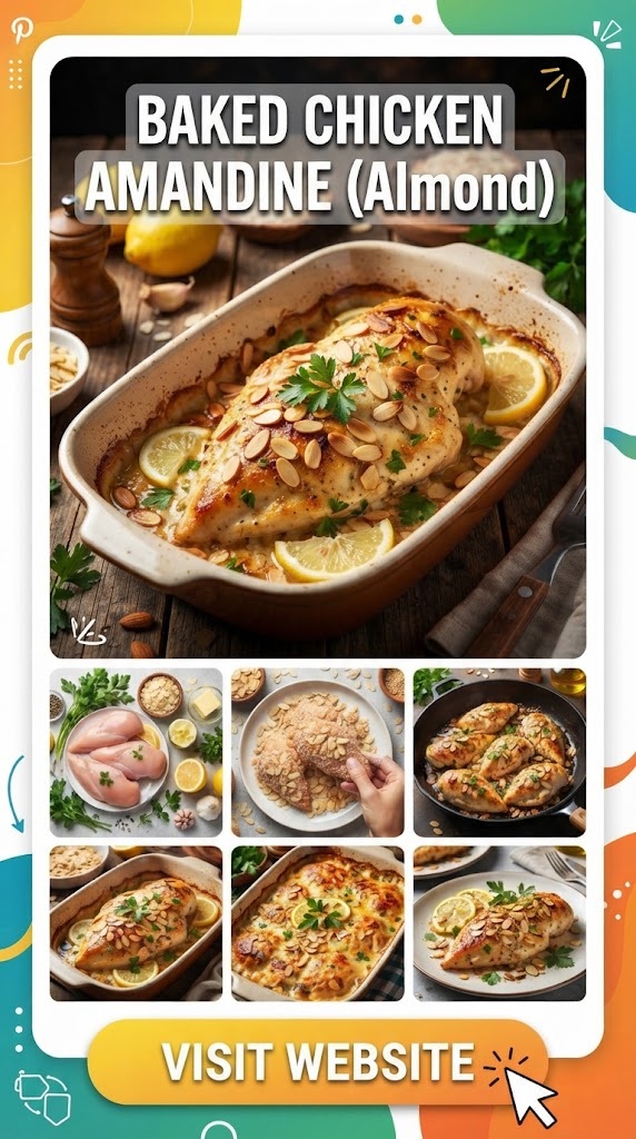 Baked Chicken Amandine (Almond)