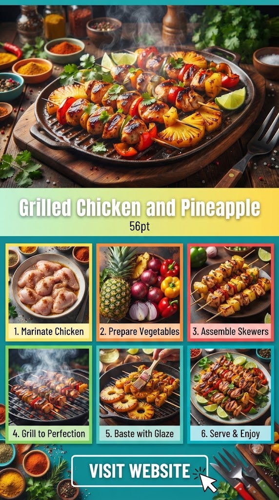 Grilled Chicken and Pineapple