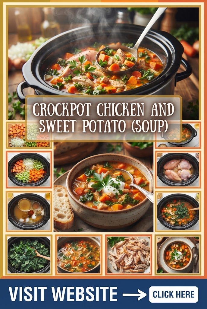 Crockpot Chicken and Sweet Potato (Soup)