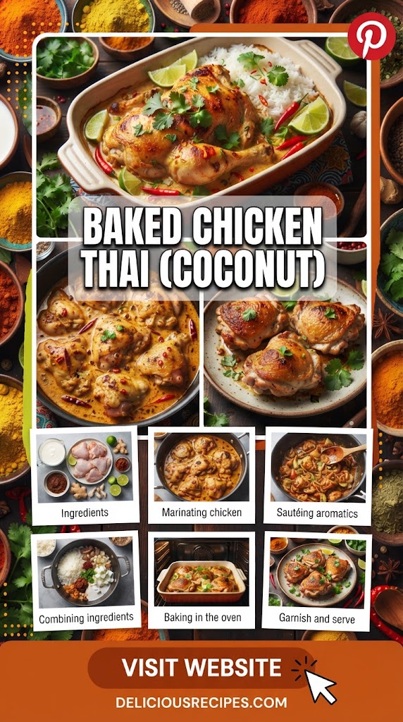Baked Chicken Thai (Coconut)