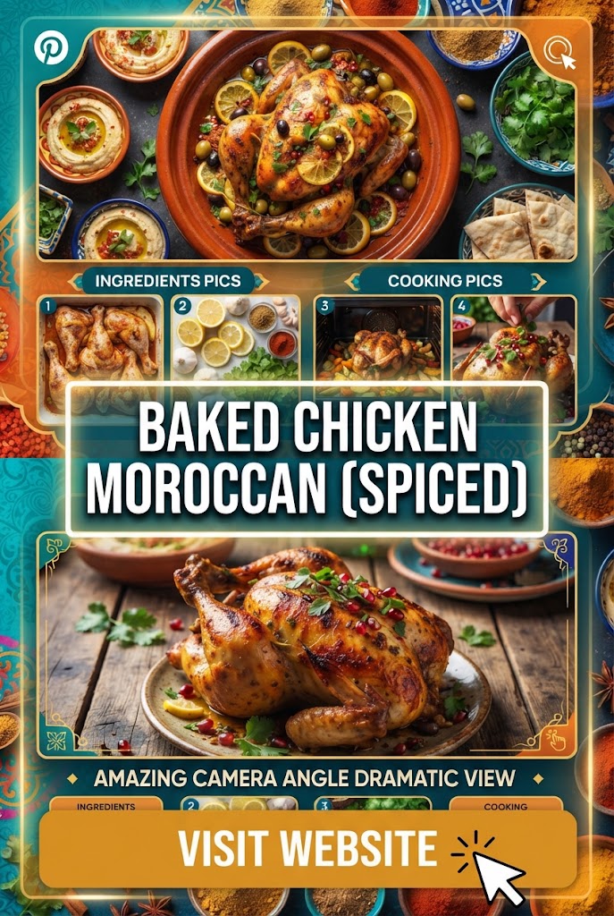 Baked Chicken Moroccan (Spiced)